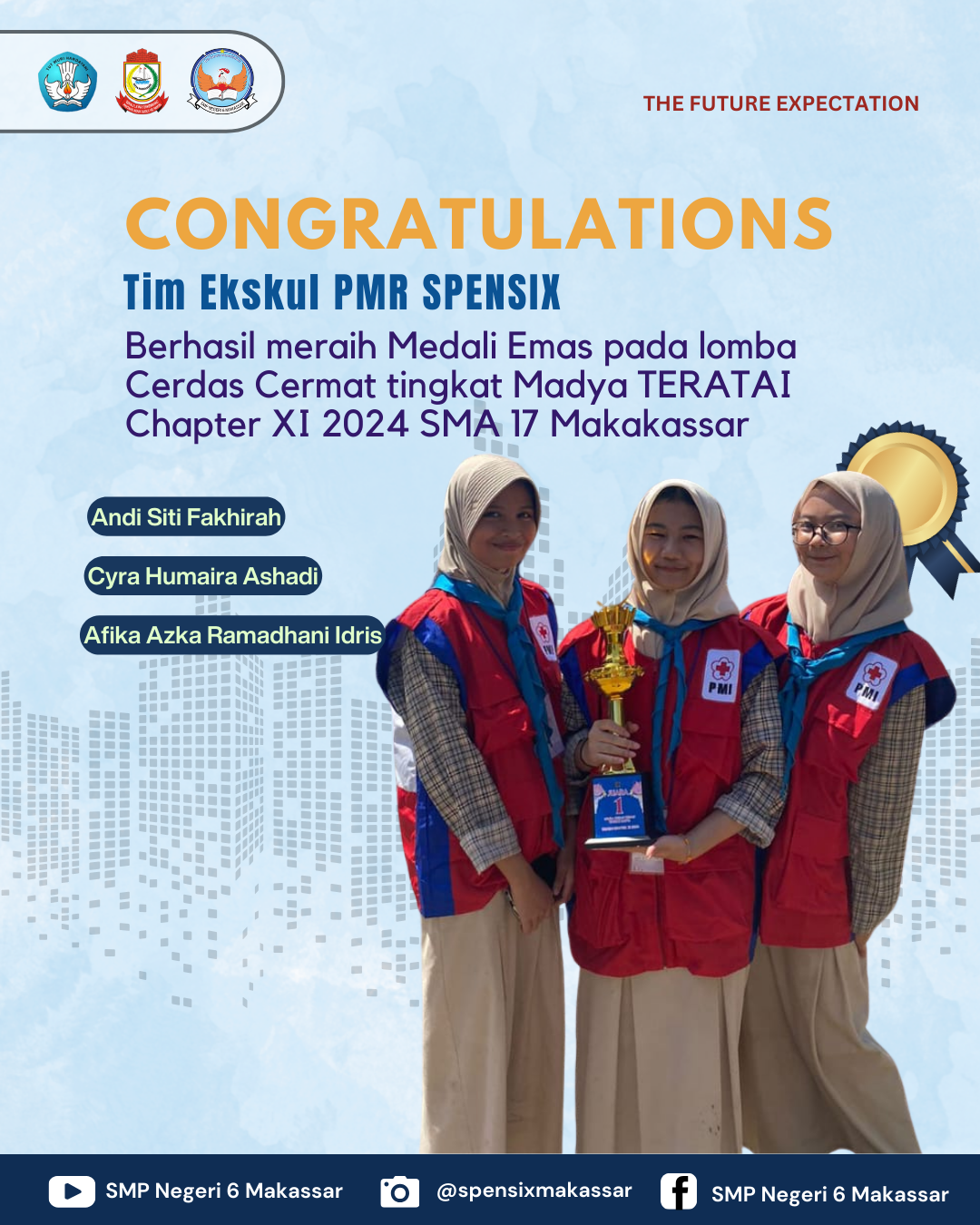 Juara 1 lomba Cerdas Cermat tingkat Madya TERATAI Chapter XI 2024 