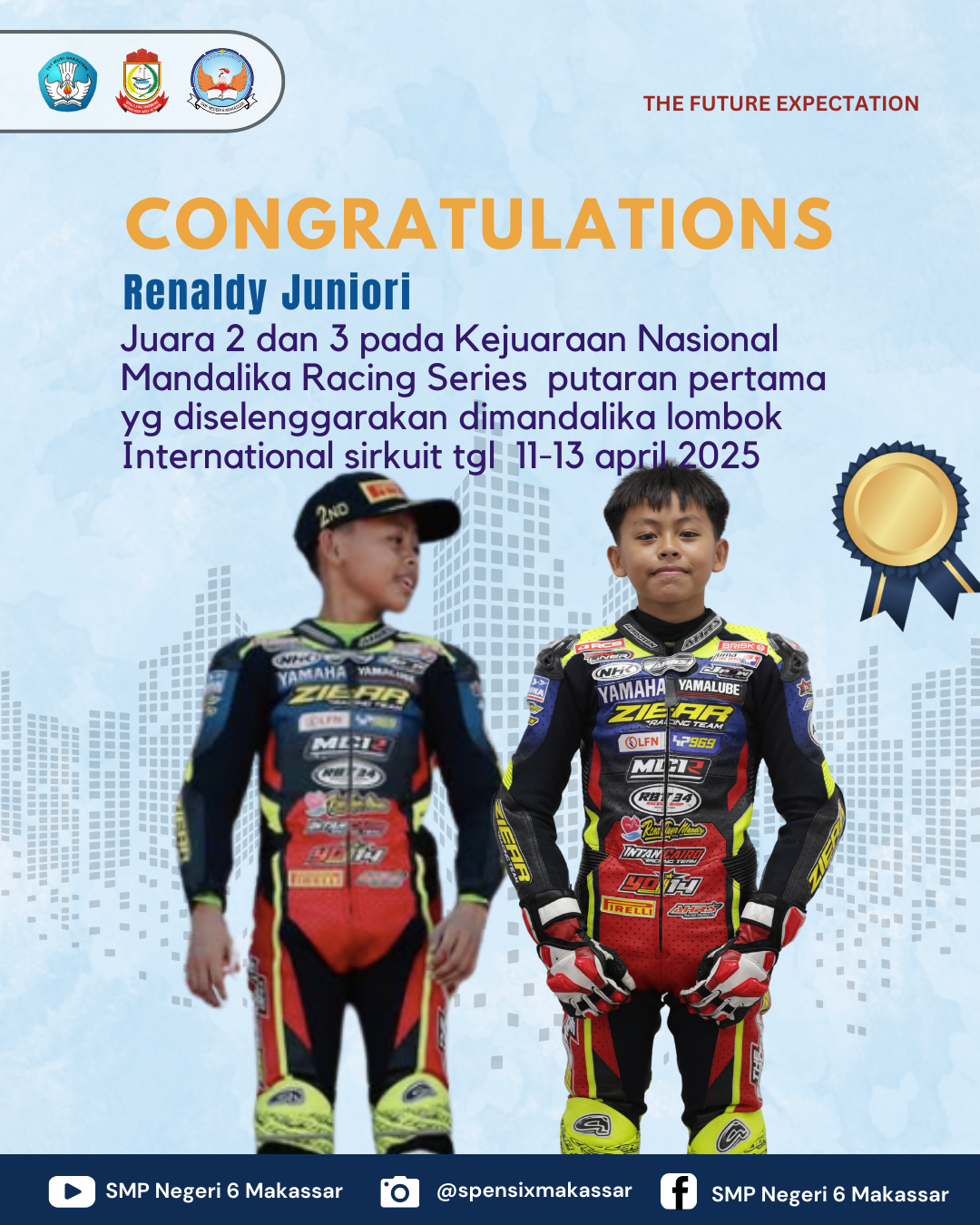 Juara 2 Kejuaraan Nasional Mandalika Racing Series 