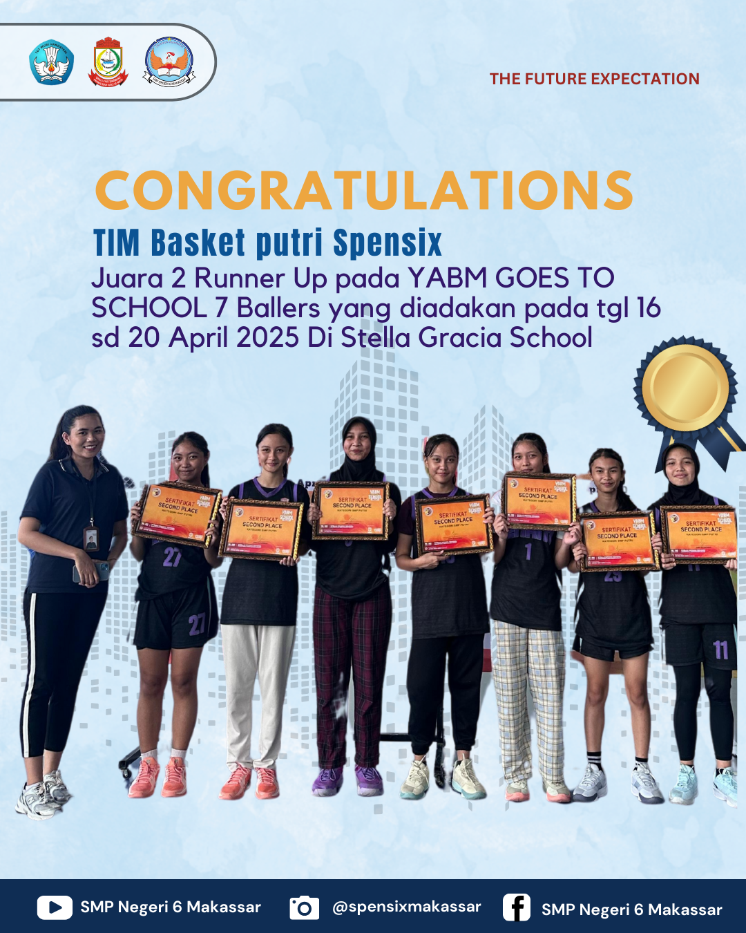 Juara 2 YABM GOES TO SCHOOL 7 Ballers 